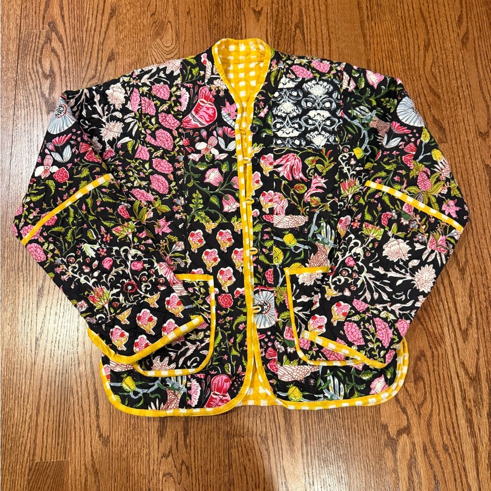 Reversible Quilted Jacket Sz Small - Picture 2 of 10